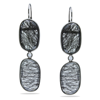 Black Rutile earrings