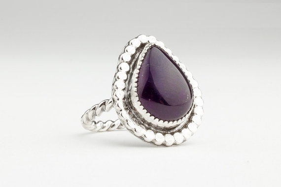 DEEP PURPLE~ Amethyst and diamond ring - Debra Fallowfield makes custom  jewellery to fall in love with … Crafting every piece entirely by hand..