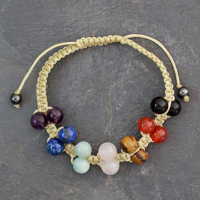 Gemstone chakra bracelet