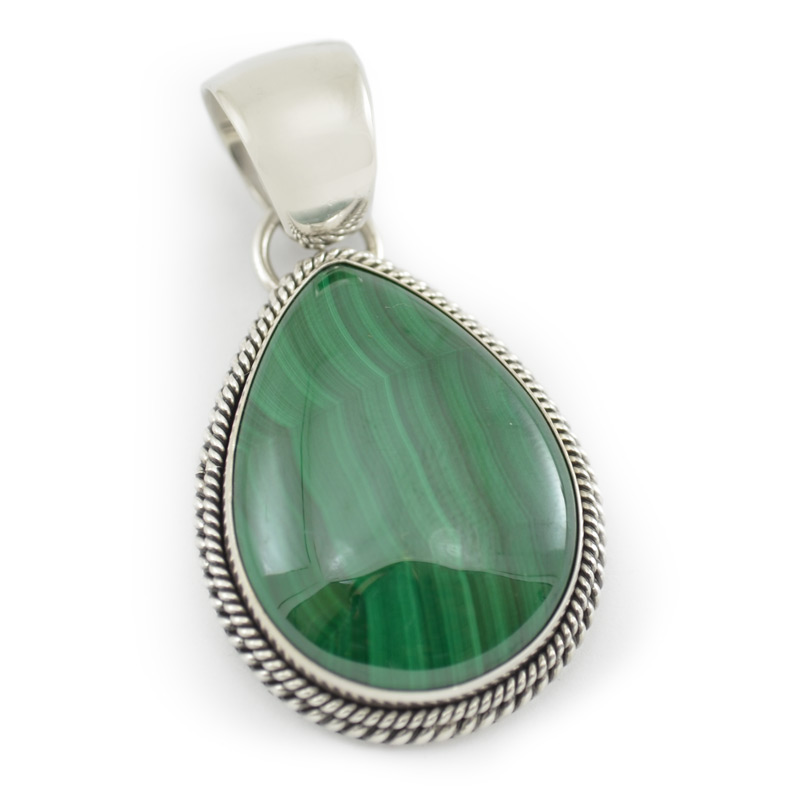 Malachite pendant