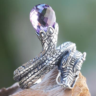 Original Artisan Crafted Silver Dragon Ring