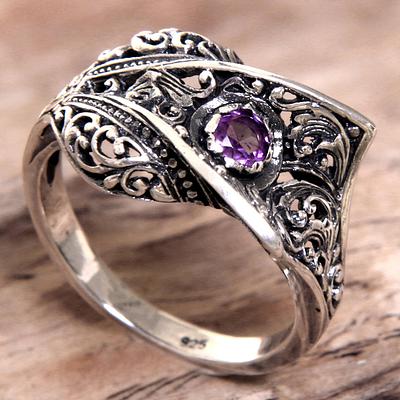 Silver Cocktail Ring Handmade