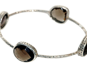 Silver Smoky bracelets