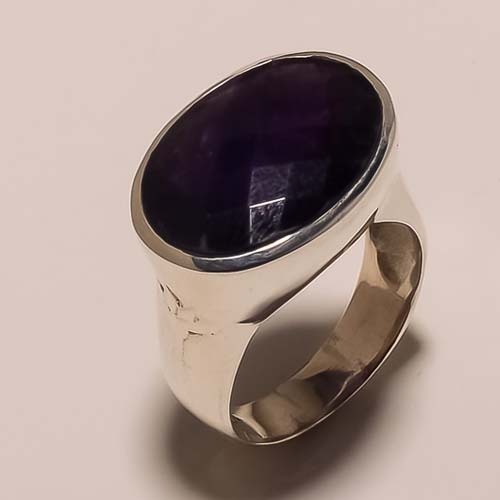 Sterling Silver Jewelry Designer Beautiful Regular Amethyst