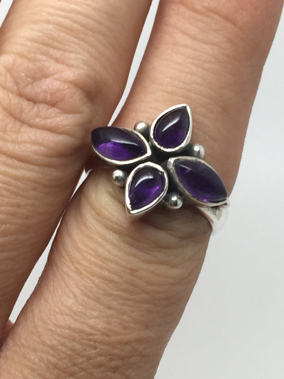 amethyst ring,silver ring,silver amethyst ring,amethyst stone,amethyst jewelry,silver stone jewelry,stone ring,gemstone ring,bohemian ring
