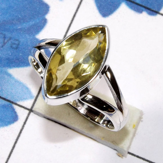 peridot Ring, Plain Ring, peridot Ring, Handmade Women Ring, Silver Stone Ring, Promise Ring