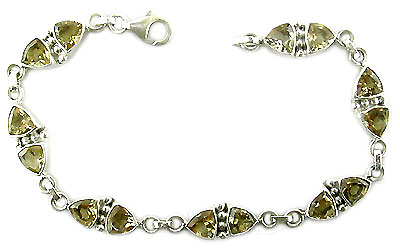 peridot sterling silver bracelet
