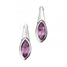 Amethist Silver earrings