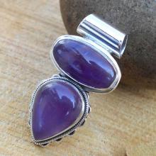 Amethyst Pendant - Gemstone Pendant, Fine Silver Pendant, Best Selling Pendant, Handmade Pendant Jewelry, Designer Pendant Jewelry