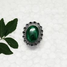 Attractive NATURAL MALACHITE Gemstone Ring, Handmade Ring, Birthstone Ring, 925 Sterling Silver Ring, Fashion Beach Ring