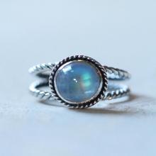 Boho, Moonstone Ring, Silver Ring, Moonstone, Moon Ring, Sterling Silver Ring, Gypsy, Boho Ring, Statement Ring, Gypsy Jewelry, Boho Chic