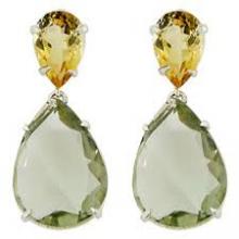 Citrine Silver earrings