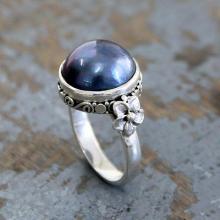 Floral Sterling Silver and Ring
