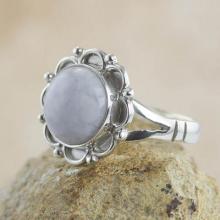 Guatemalan Hand Crafted Lilac Jade Ring
