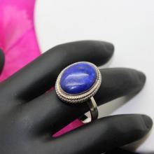 Lapis Lazuli Ring, Sterling Silver Ring , Gemstone Ring