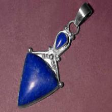 Lepis Silver Gemstone pendant