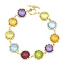 Multicolored Gemstone Bracelets