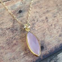 Rose Chalcedony pendant