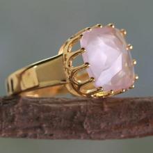 Rose Quartz and  Ring