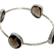 Silver Smoky bracelets