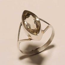 Sterling Silver Lemon Topaz Ring