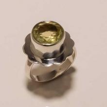 Sterling Silver Peridot Rings
