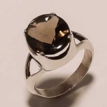 Sterling Silver Smokey Ring