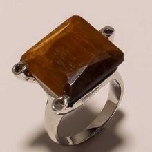 Sterling Silver Tiger Eye Ring