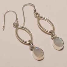 Sterling Silver White Rainbow Earring 4.44